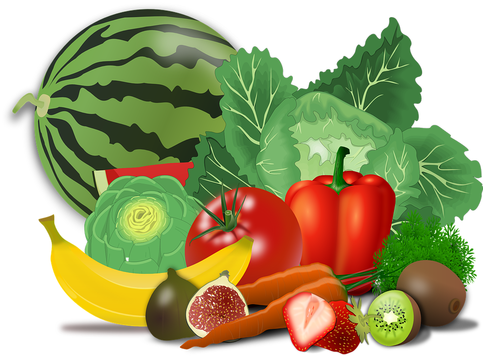 https://pixabay.com/vectors/fruits-vegetables-artichoke-banana-155616/