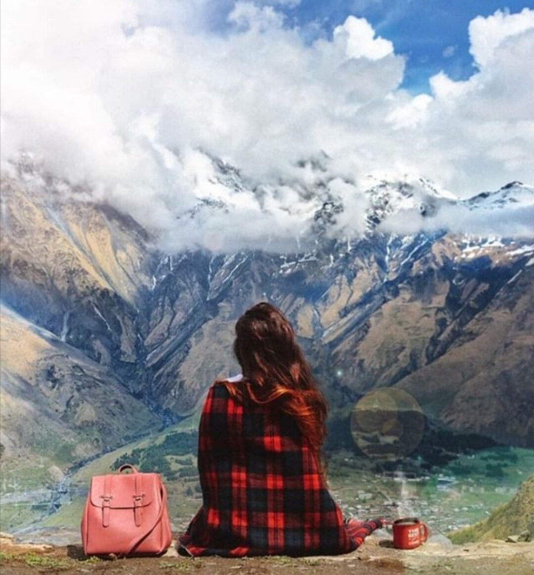 Вид на Казбег 