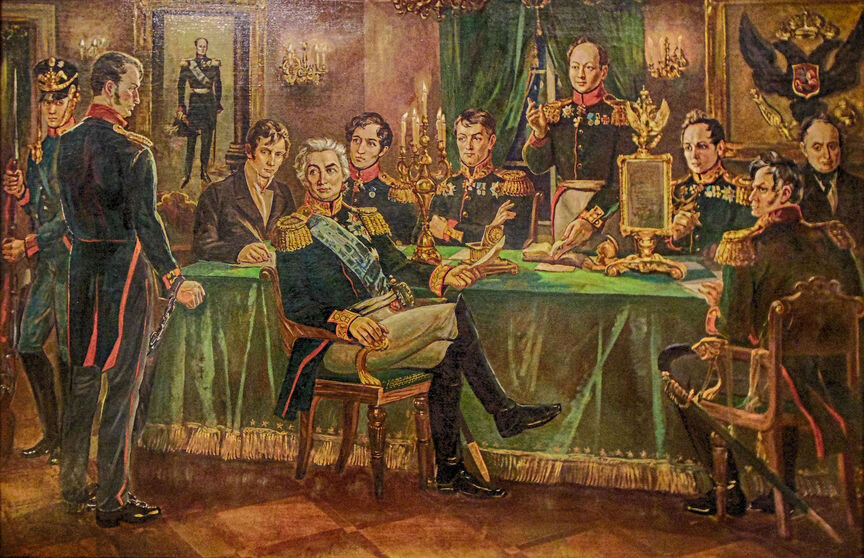 Союз благоденствия. Заседание декабристов