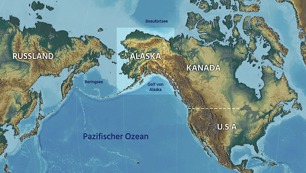 Карта россии до продажи аляски сша