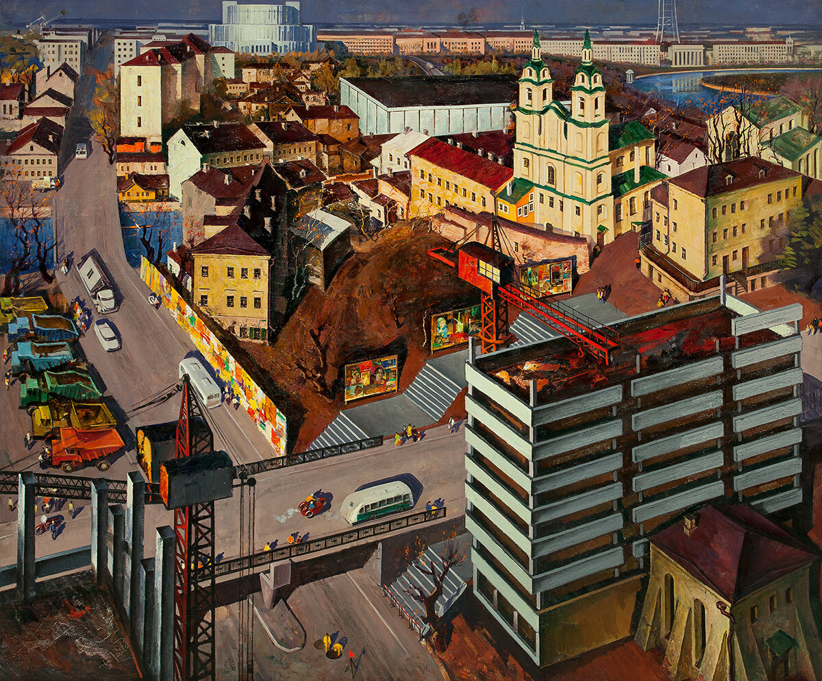 Художник Май Данциг. Картина «Мой город древний, молодой», 1972 год.