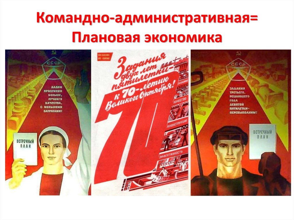Командная экономическая система примеры
