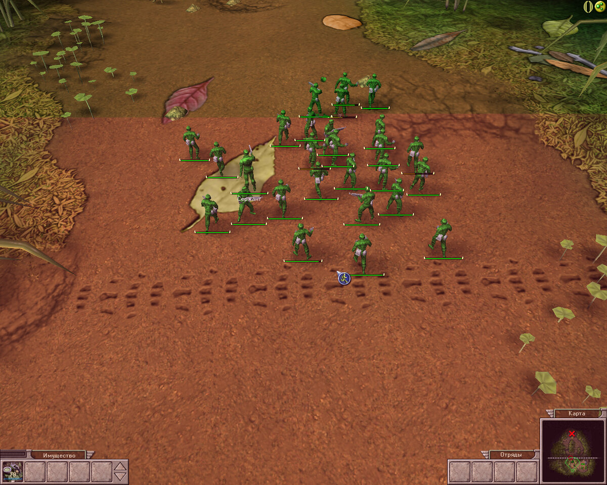 Зеленые переходят границу Желтых - война началась. Скриншот из Яндекс.картинок