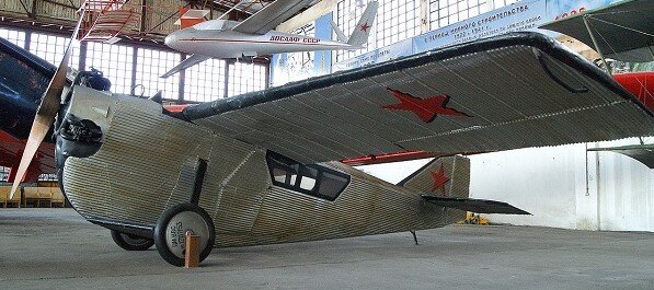АНТ-2.Первый советский цельнометаллический пассажирский самолёт(1924г.)