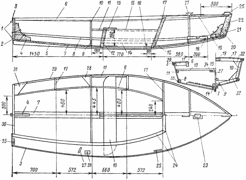 Самодельная лодка — проекты, чертежи. Как построить лодку своими руками