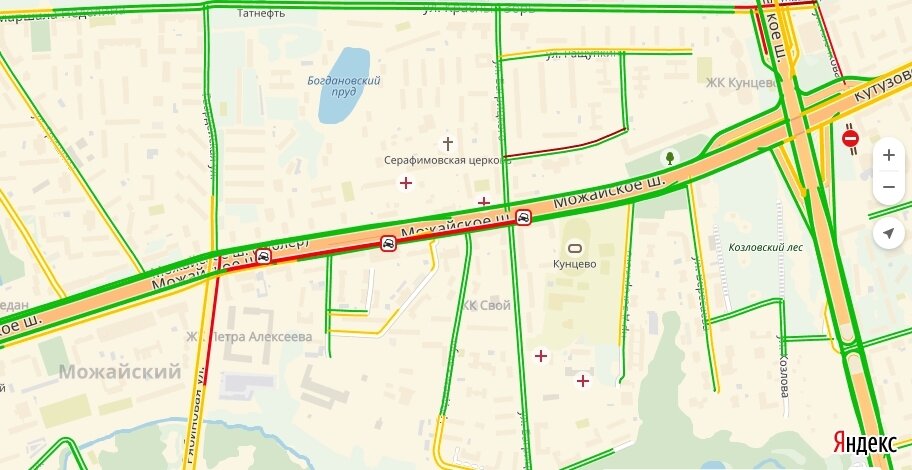 Егорьевское шоссе пробки сейчас онлайн карта