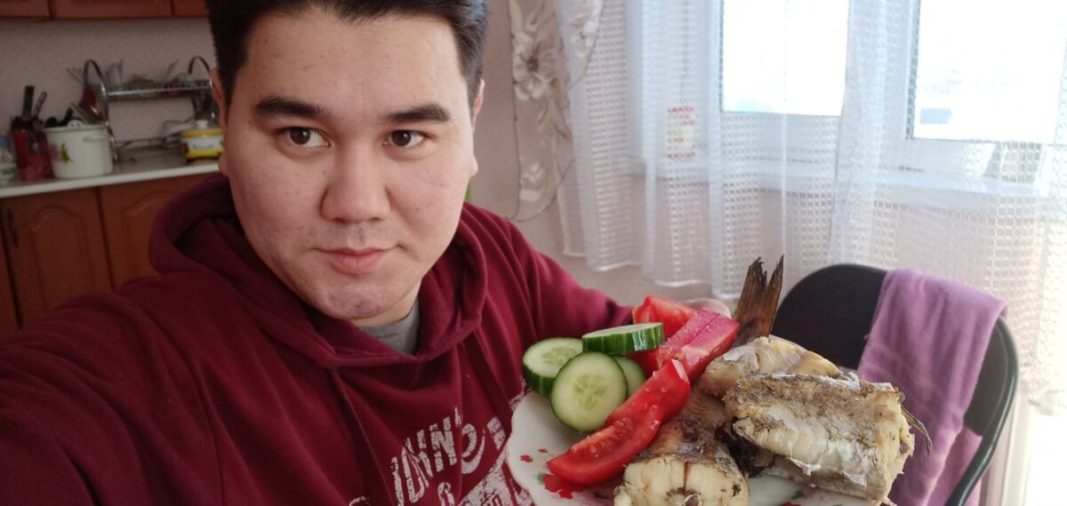 Позирую для селфи. И как мне хватило терпение не съесть это сразу?