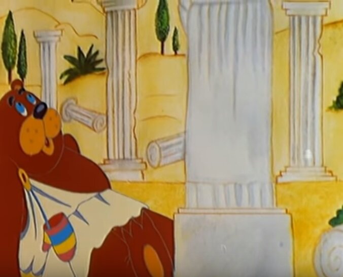 кадры из мультфильма "Ёлочка для всех", Союзмультфильм, 2001.Режиссер Галина Мелько,сценарий Александр Тимофеевский,композитор Александр Пинегин