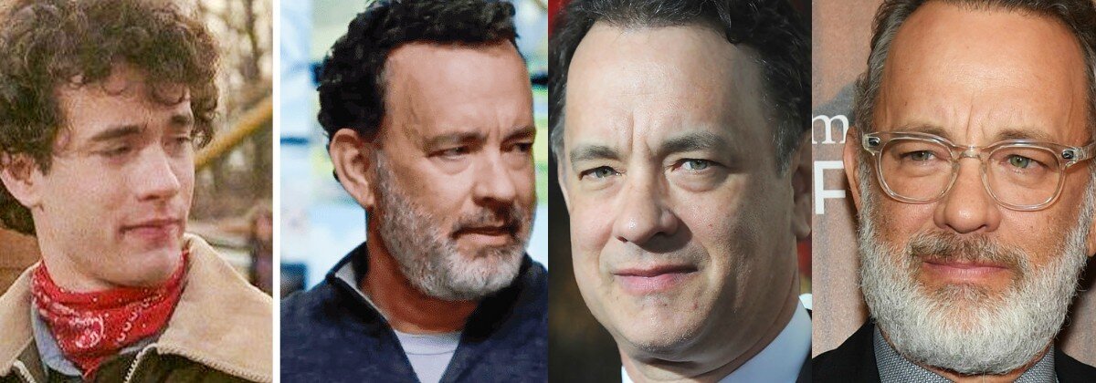 ТОМ ХЭНКС В РАЗНЫЕ ПЕРИОДЫ ЖИЗНИ 