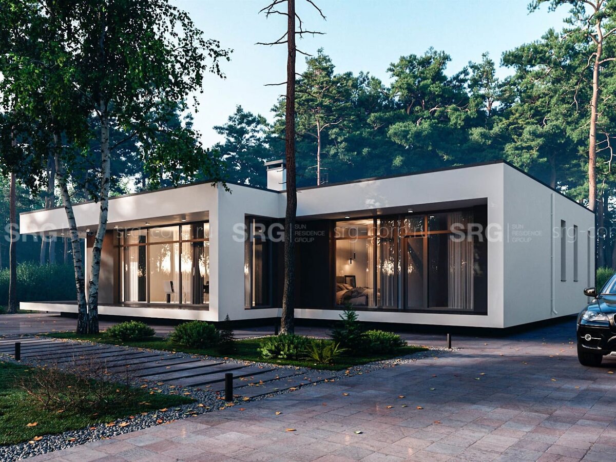 Примеры удачной архитектуры и современного стиля для домов из газобетона