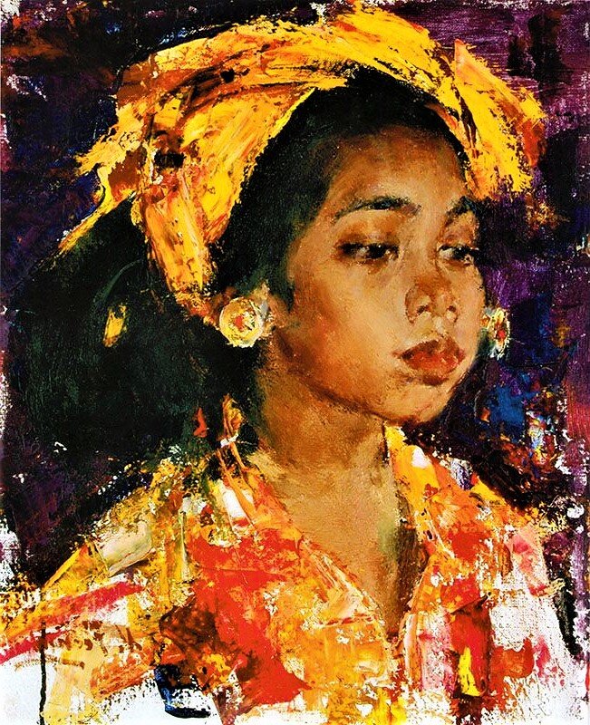 Фешин Н.И., «Храмовая танцовщица», 1938, холст, масло