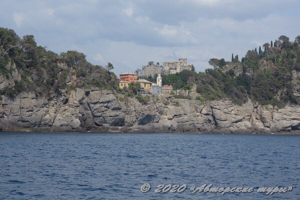 Отплыли от Портофино.