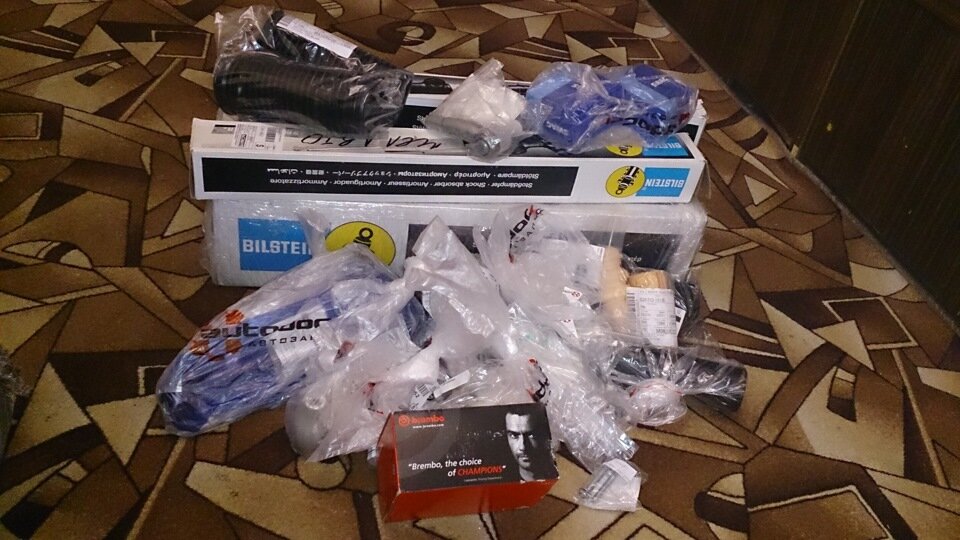 Запчасти для капремонта подвески передней и задней