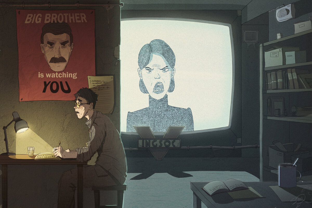 Здесь и далее — иллюстрации к роману "1984"