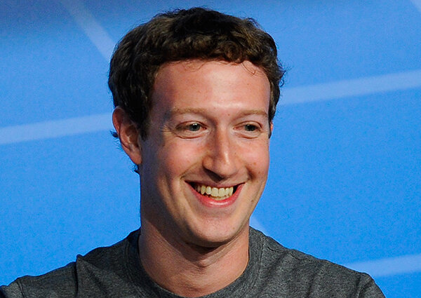 Марк Эллиот Цукерберг, американский программист, предприниматель в области интернет-технологий, президент и генеральный директор Facebook (родился в 1984 году в Нью-Йорке)