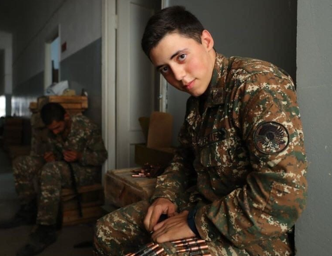 Молодой защитник Арцаха