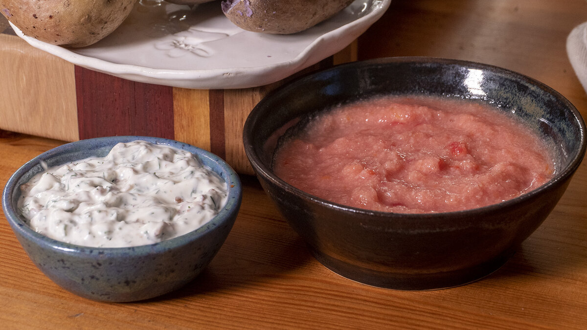 Горлодер и сметанный соус