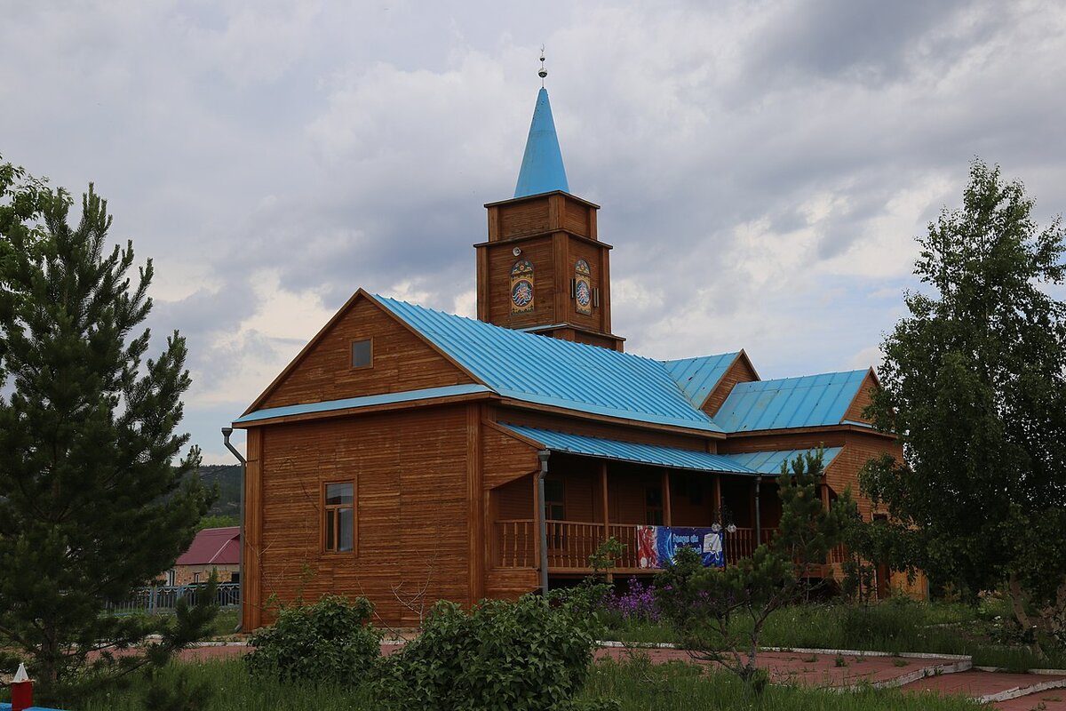 Каркаралинская мечеть-медресе Кунанбая, одна из старейших мечетей Казахстана