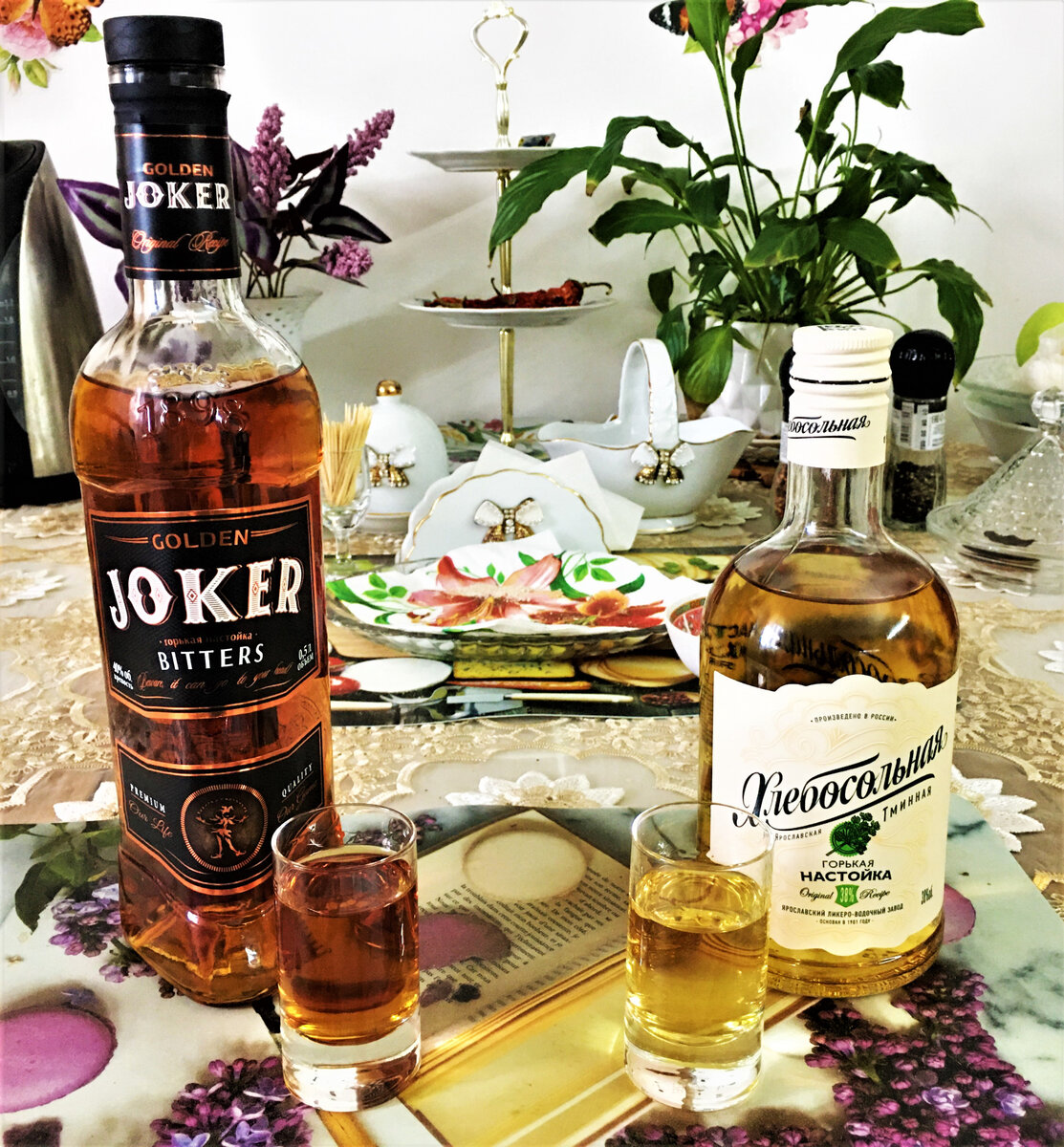 Довольно красиво смотрятся обе настойки.