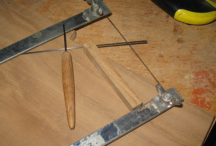 Пилим дуб лобзиком