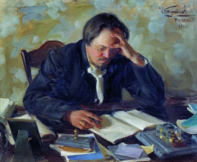 Портрет Е. Н.Ч ирикова. 1904 Иван Семёнович Куликов 
