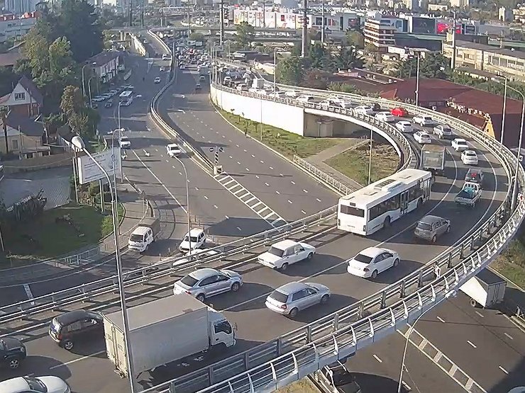 Пробки в Сочи.