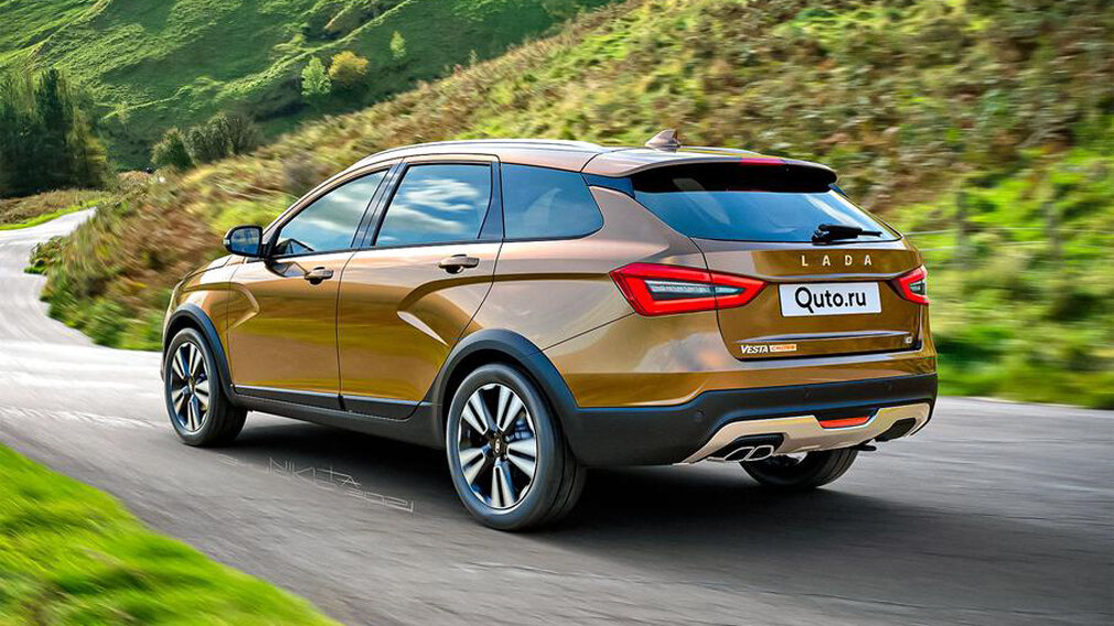 Рендер новой Lada Vesta, фото: Quto.ru