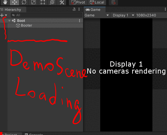 аним 2. Работа Boot Scene manager