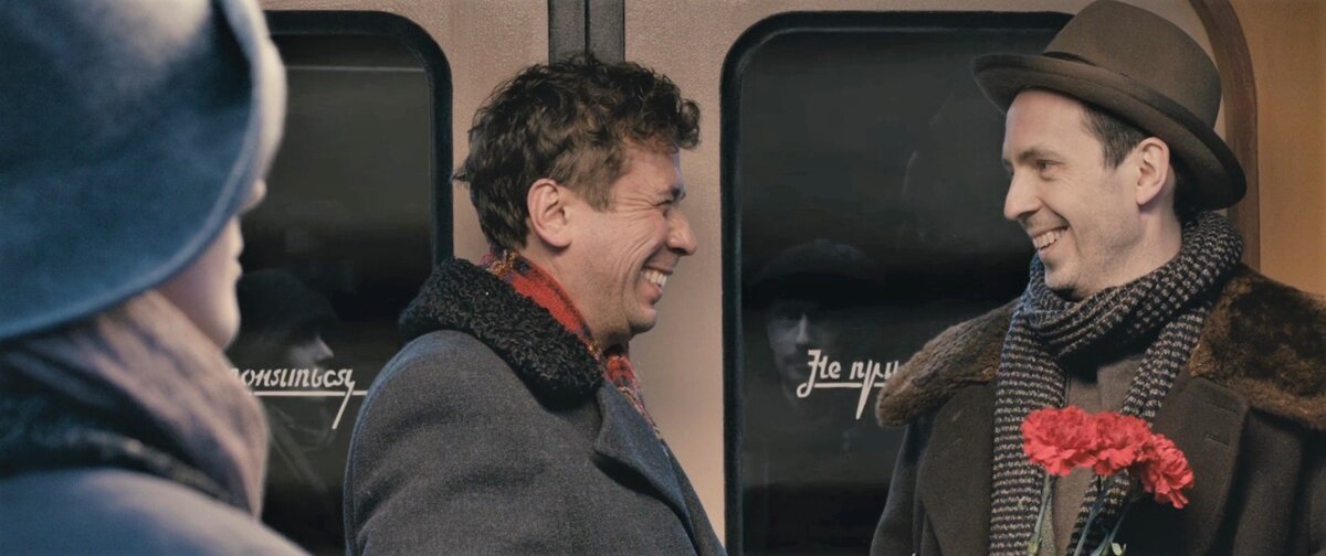 Вампилов с другом – Николаем Рубцовым. Кадр из к/ф «Облепиховое лето».