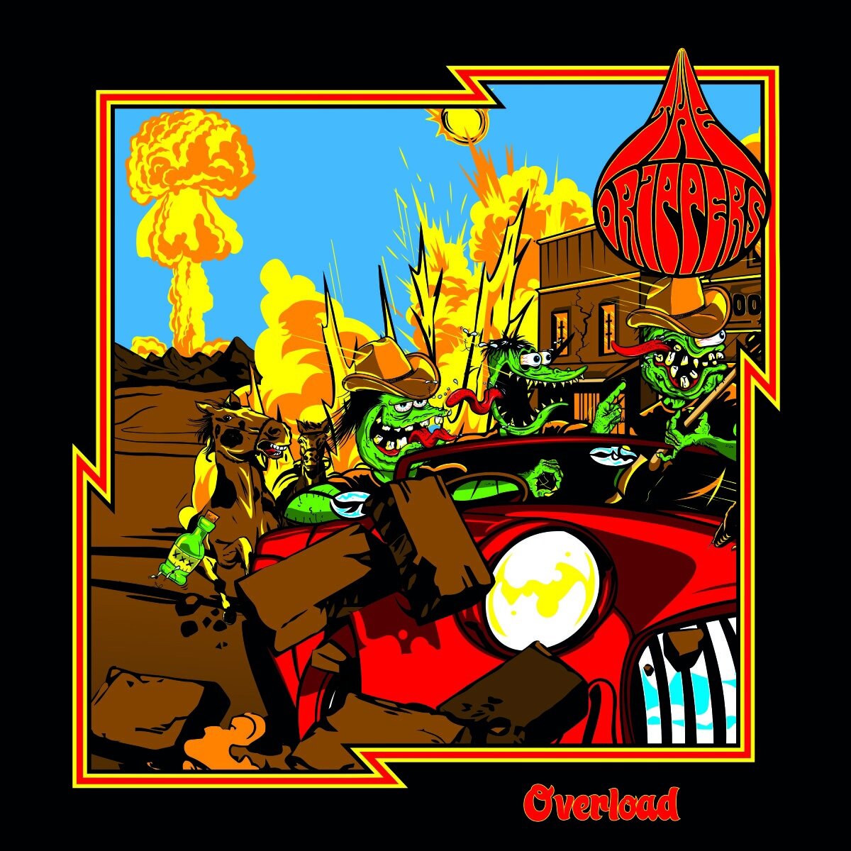 (обложка нового сингла шведской рок-группы из Гётеборга The Drippers)