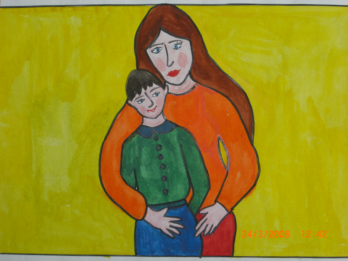 Материнство 4 класс изо презентация поэтапное рисование. Рисунок для мамы. Рисунок на тему мама. Детские рисунки мамы. Мама с ребенком рисунок.
