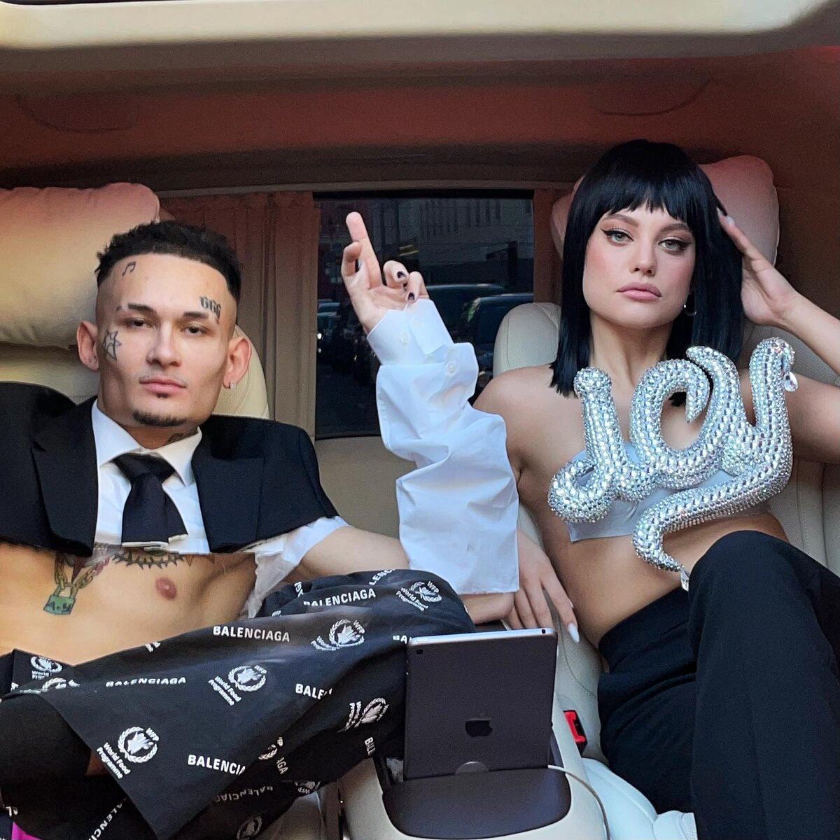    Моргенштерн и Дилара, Соцсети