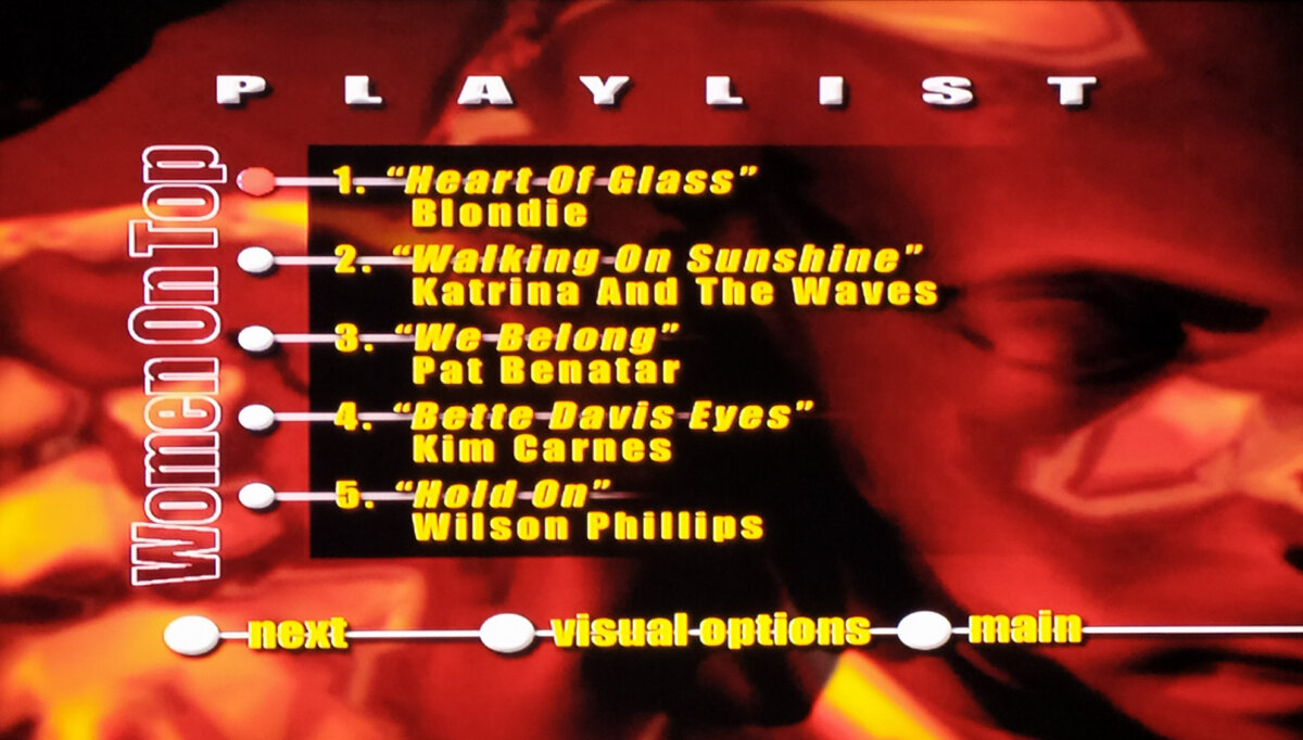 Inside The Music"Women On Top" DVD-Audio - Menu Playlist 1