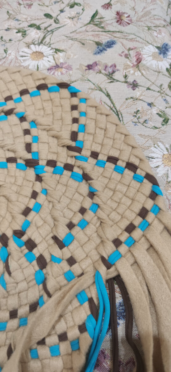 Коврик в стиле рустик.