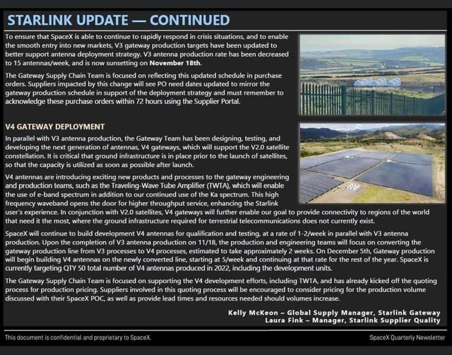 Starlink on v4 gateways 