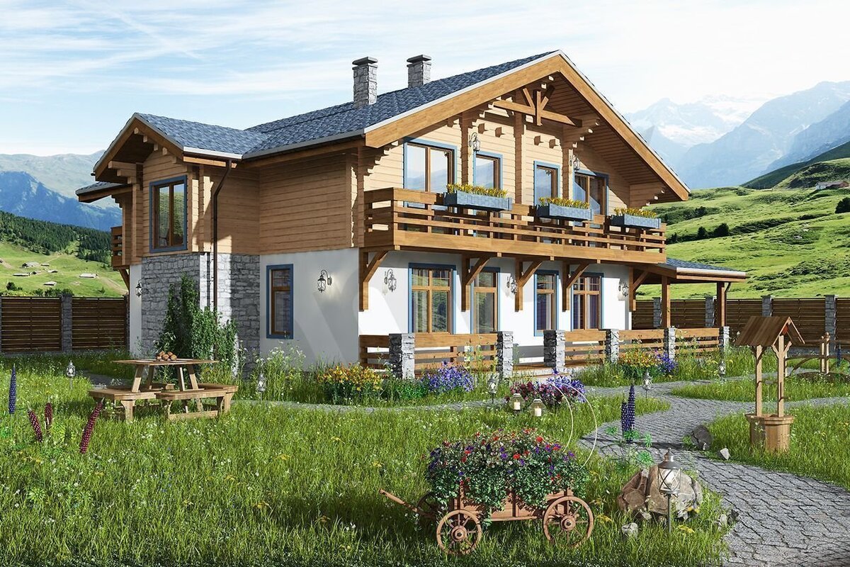 Дом в Альпийском стиле