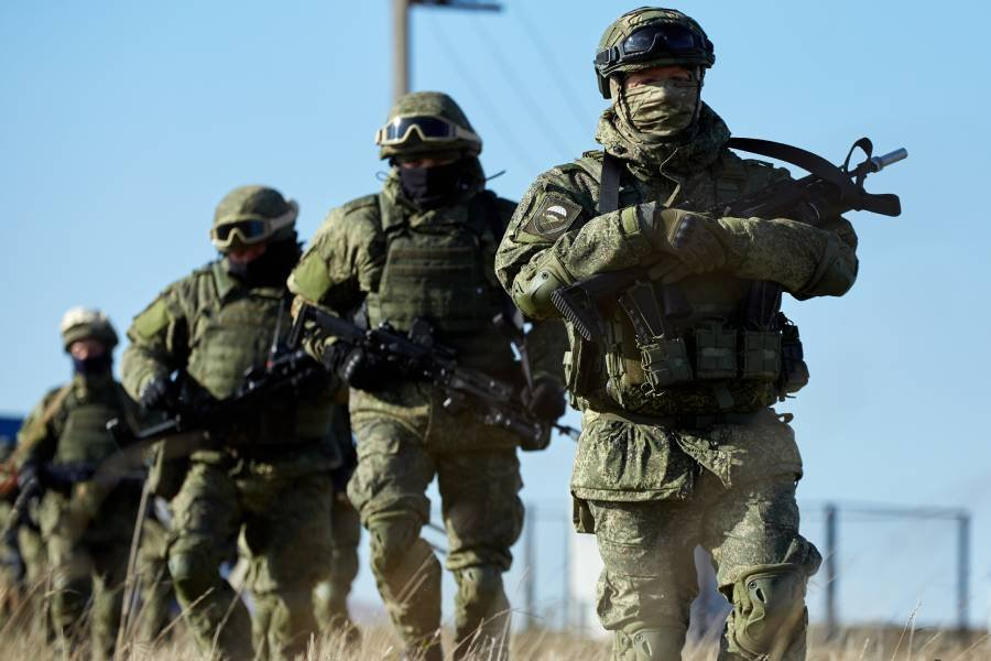 Мобилизованные военнослужащие ВС РФ во время боевой подготовки. - Фото: Иван Высочинский/ТАСС