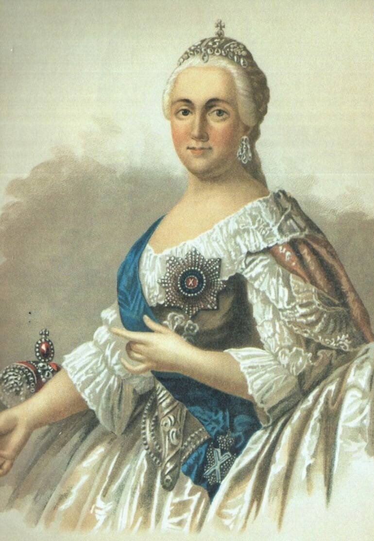 Екатерина II, София Августа Фредерика Ангальт-Цеербстская, фото взято из интернета