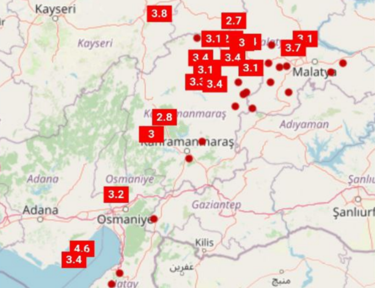 Землетрясение в Турции 2023 на карте. Сейсмическая карта Турции 2023. Землетрясение в Турции на карте. Карта землетрясений в Турции 2023 на карте. Города в которых произошло землетрясение
