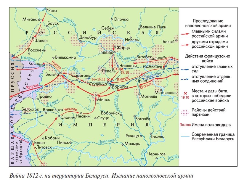 Река неман сражение между московскими. Отступление Наполеона из России 1812 карта.