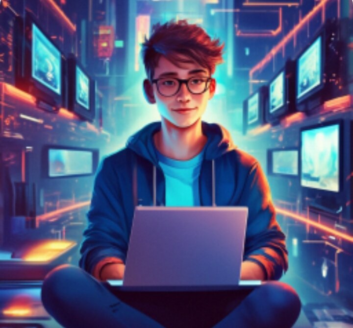 Андрей. Рисунок нейросети.