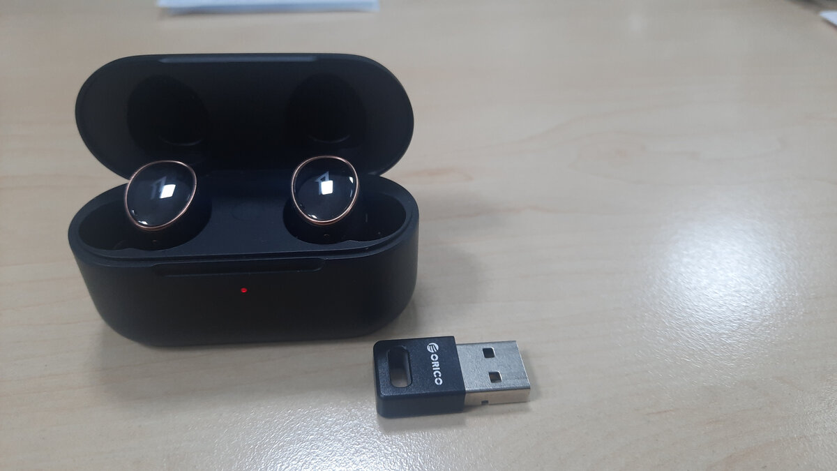 1More EVO + Orico USB sound card