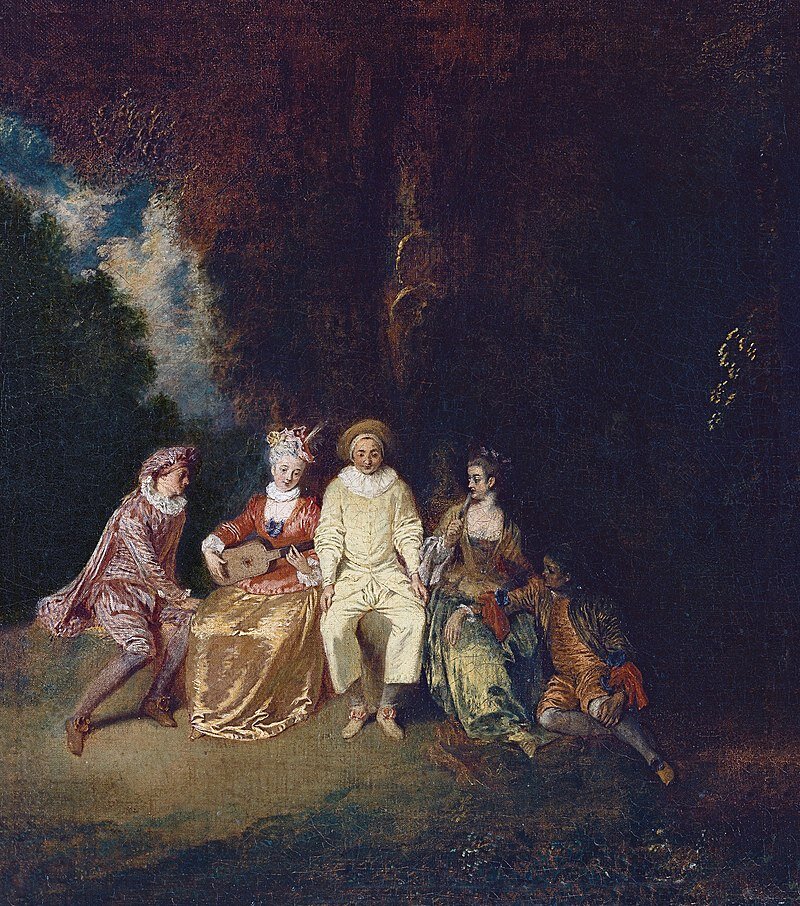 Жан-Антуан Ватто «Пьеро» , 1712 г.