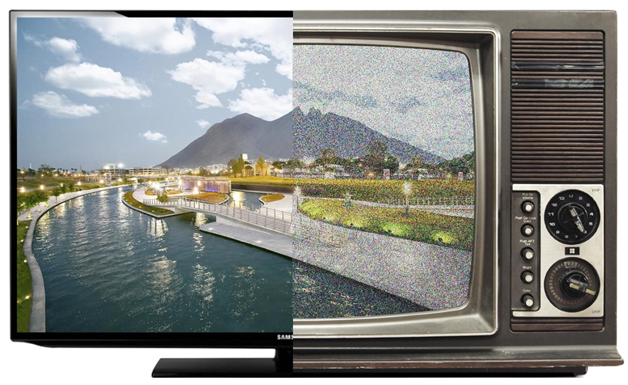 сравнение четкости аналогового и цифрового телевидения