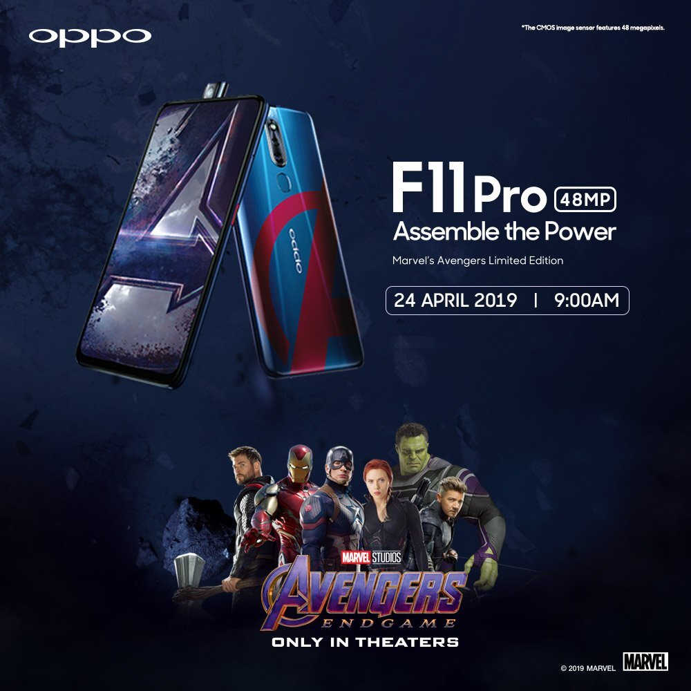 Дебют смартфона Oppo F11 Pro Marvel Edition приурочен к премьере фильма  Мстители: Финал | НОТИК | Дзен