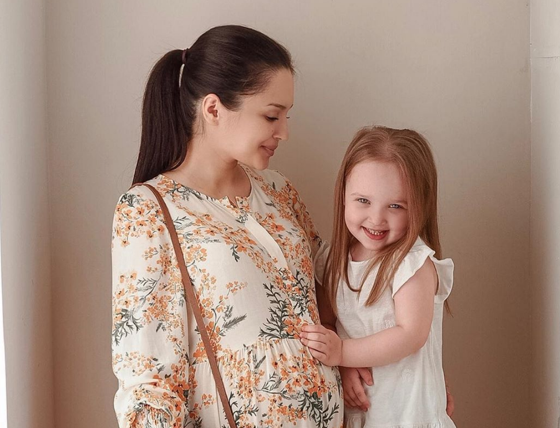 Аня Анисимова и её дочка Ника