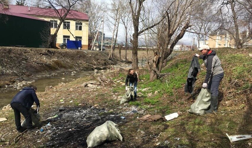 Кладбище использованных шприцов у южно-сахалинской поликлиники. Фото предоставлено «Эковахтой Сахалина»