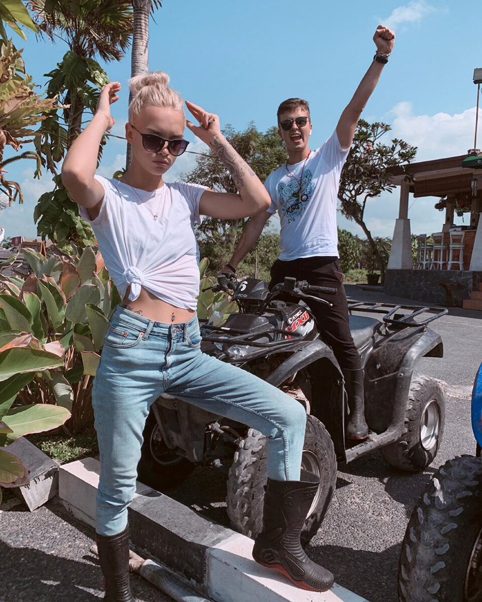 Диана совместно с Денисом Ребровым. Фото из instagram @shurygina_vlog