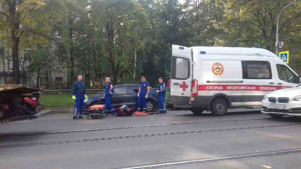 ДТП на проспекте Науки. Фото megapolisonline.ru 