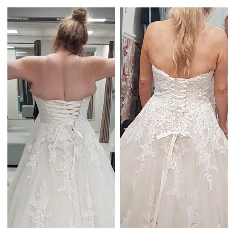 Фото из открытых источников. Джемма в процессе и после похудения